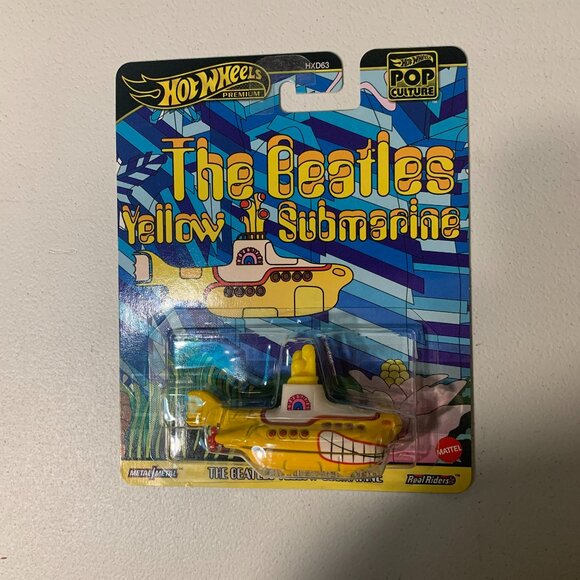 Hot Wheels Premium The Beatles Yellow Submarine, NIB excellent condition - Picture 1 of 3